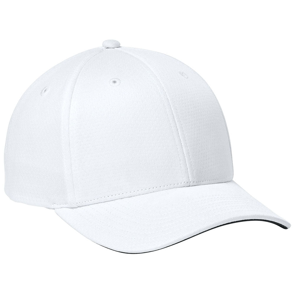 Sport-Tek White Impact Mesh Stretch-Tek Adjustable Cap