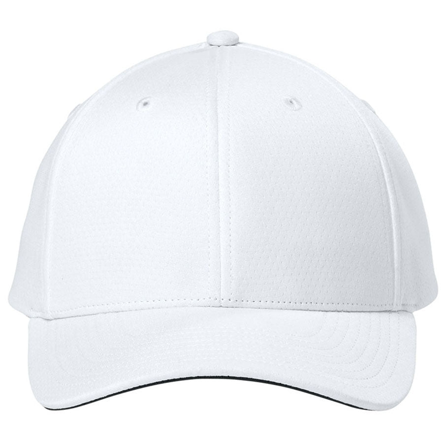 Sport-Tek White Impact Mesh Stretch-Tek Adjustable Cap