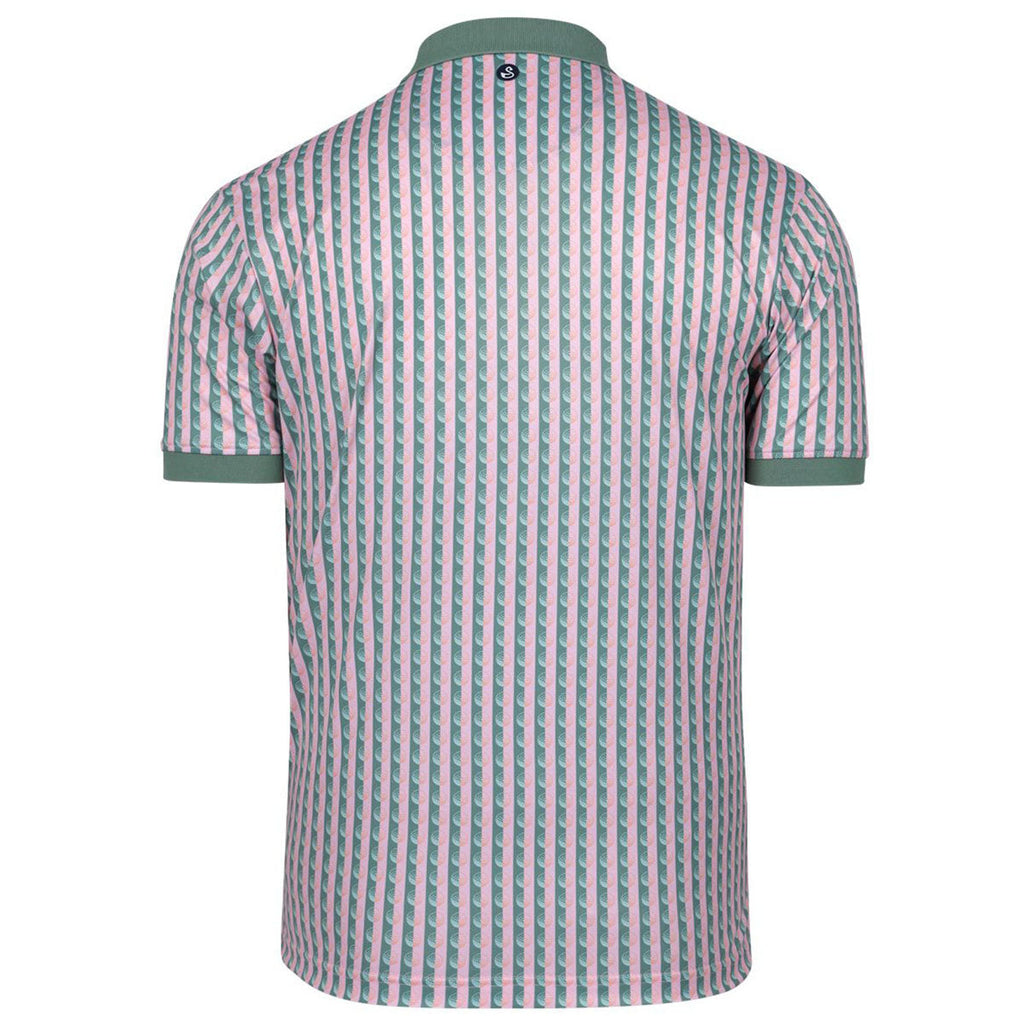 Swannies Men's Basil Greens Pique Polo