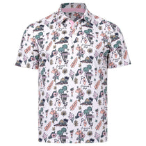 Swannies Men's Vintage White Oasis Polo