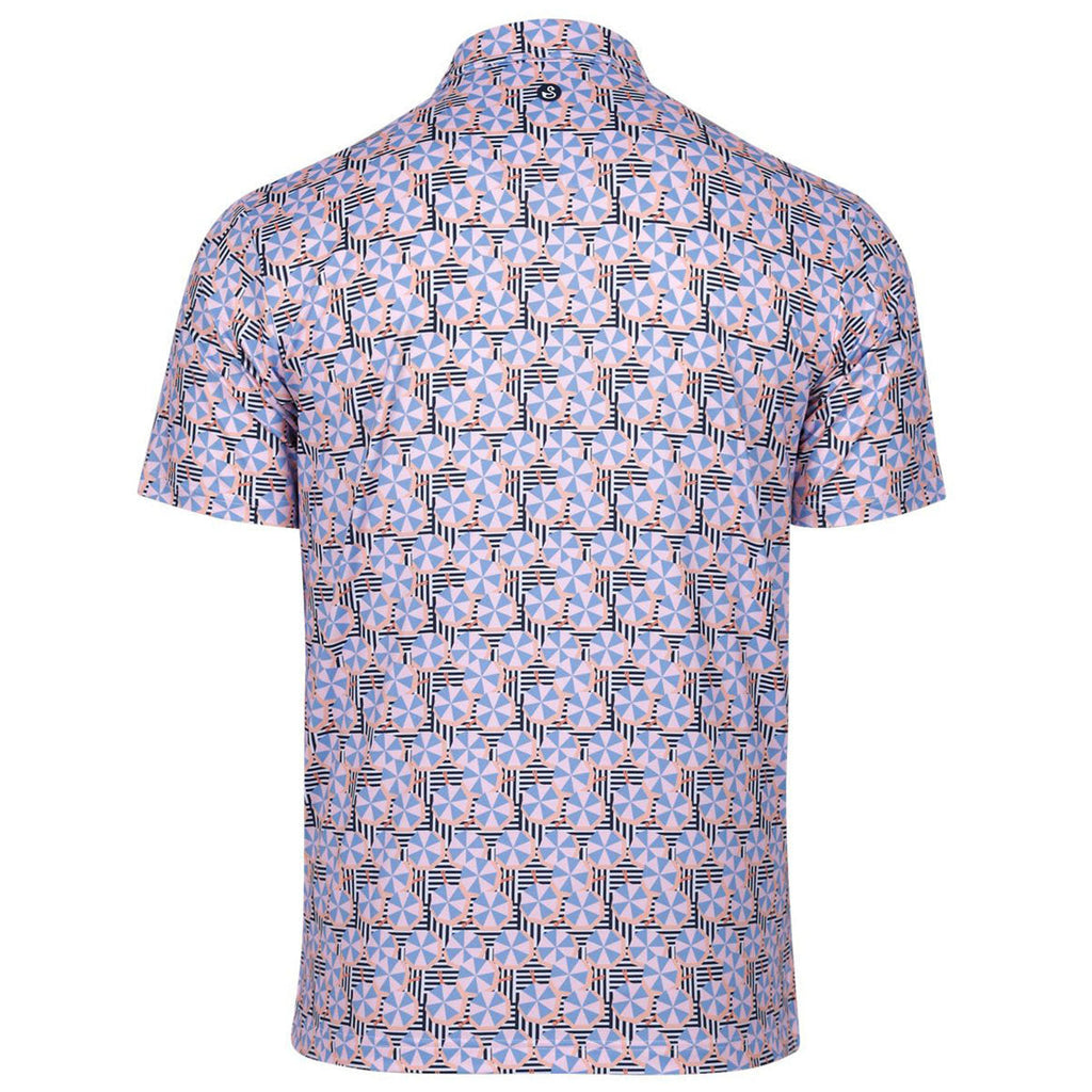Swannies Men's Pink Cabana Polo