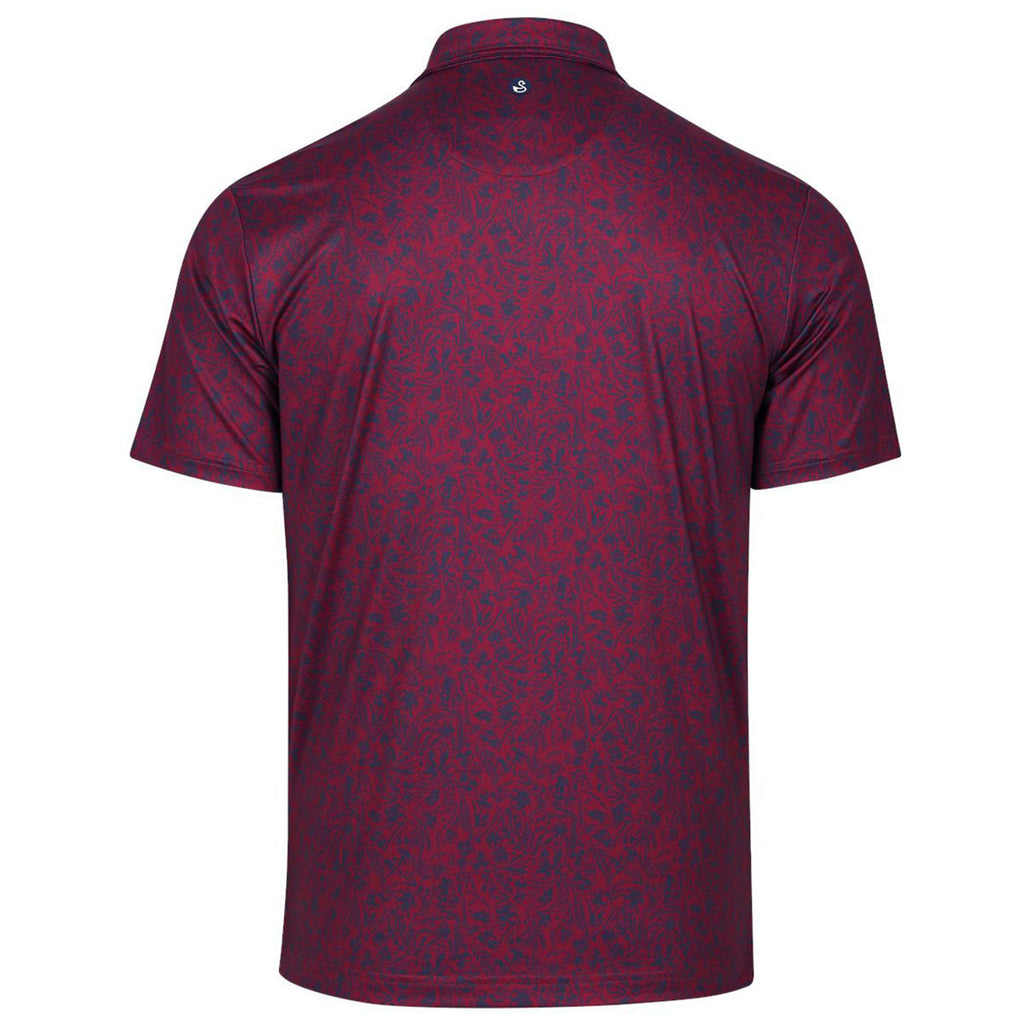 Swannies Men's Berry Sunset Polo