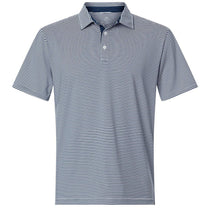 Swannies Men's Navy White Smith Striped Polo