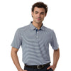 Swannies Men's Navy White Smith Striped Polo