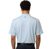 Swannies Men's Sky White Smith Striped Polo