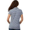 Swannies Women's Navy White Kayla Striped Polo