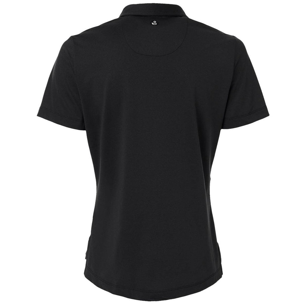 Swannies Women's Black Heather Ella Polo