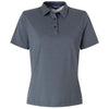 Swannies Women's Navy Heather Ella Polo