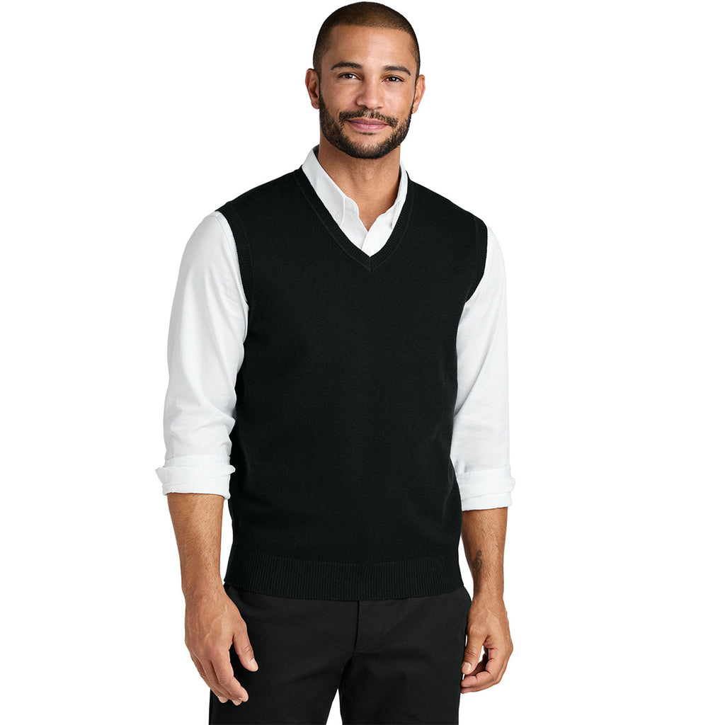 Port Authority Men's Deep Black Easy Care Sweater Vest