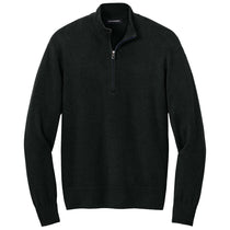 Port Authority Men's Deep Black Easy Care 1/4-Zip Sweater