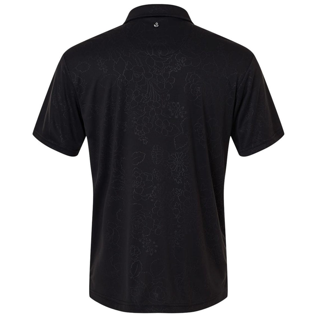 Swannies Men's Black Ehrman Polo