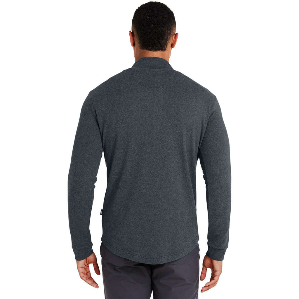 Swannies Men's Black Heather Emery Quarter Zip