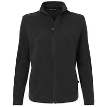 Swannies Women's Black Heather Emily Full-Zip