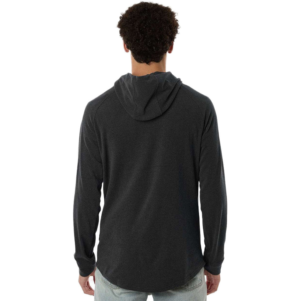 Swannies Men's Black/Heather Glasgow Hooded Sweatshirt