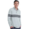 Swannies Men's Glacier/Graphite Own Quarter-Zip Colorblock Pullover
