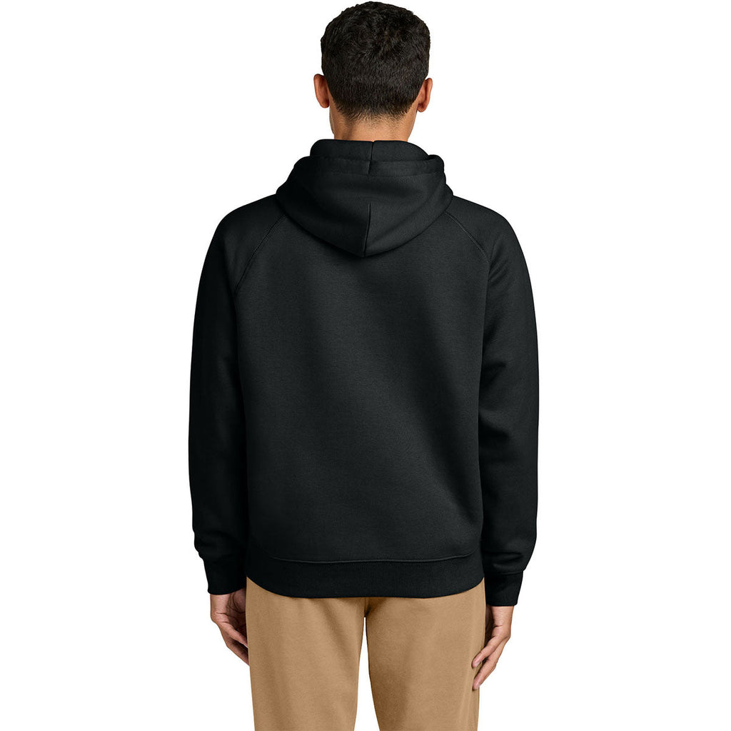 Stanley/Stella Unisex Black Striker Hooded Sweatshirt