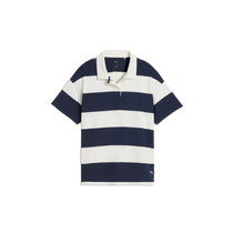 Puma Women's Warm White-Deep Navy Cloudspun Rugby Polo