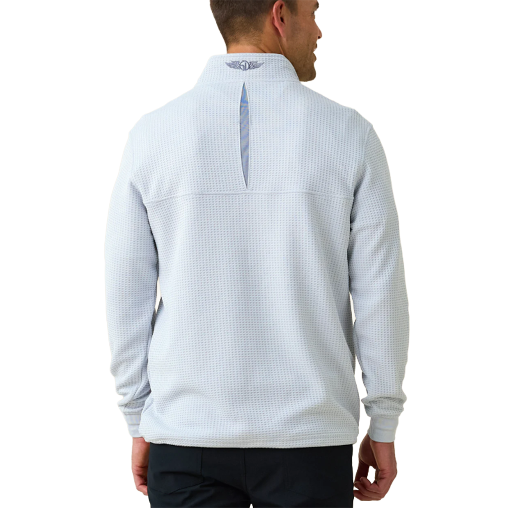 Straight Down Men's Silver Optic Quarter Zip
