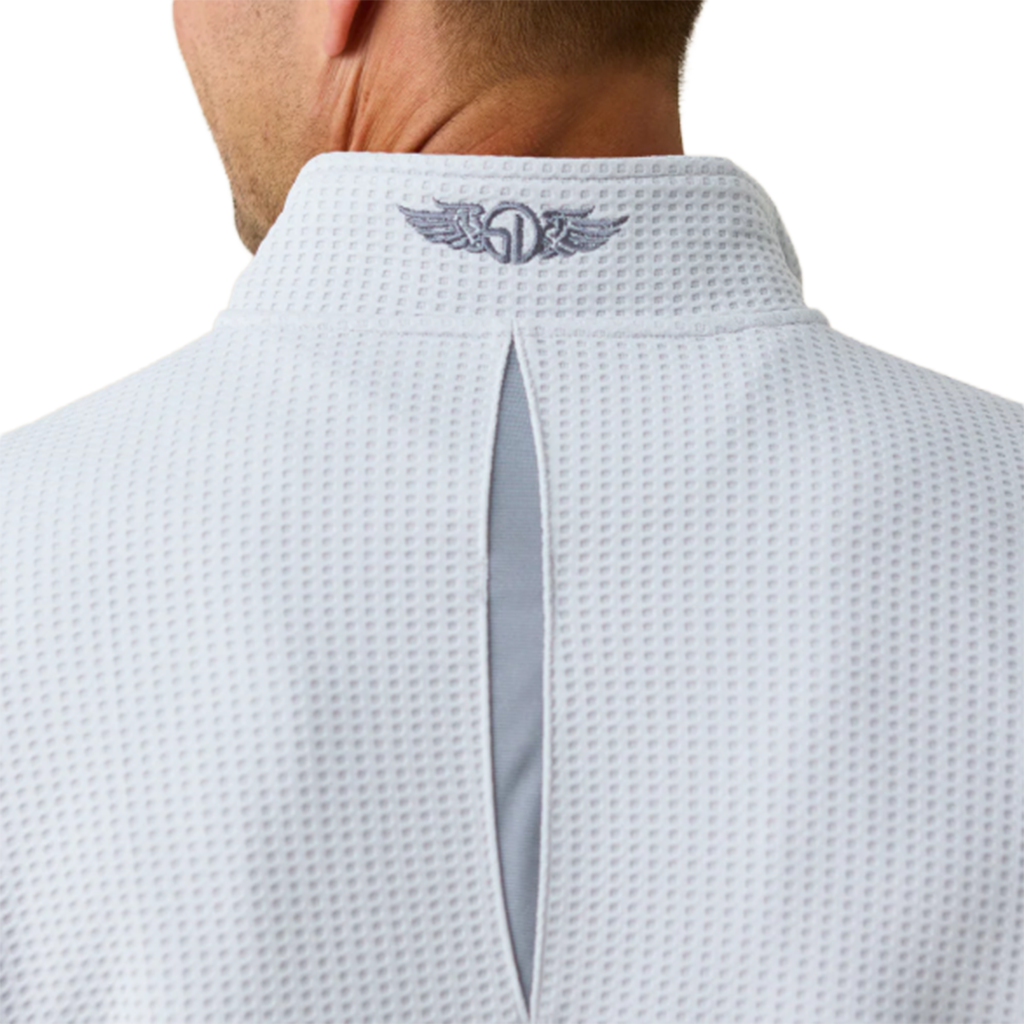 Straight Down Men's Silver Optic Quarter Zip