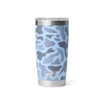 YETI Blue Camo Rambler 20oz Tumbler