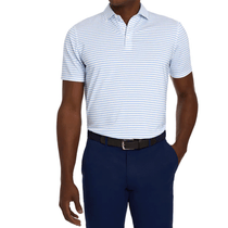 Holderness & Bourne Men's White/Vista Blue/Horizon Blue The Springer Shirt