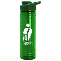 Garyline Transparent Green Slim Fit Bottle with Drink-Thru Lid - 24 oz.