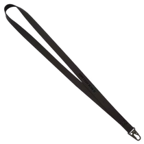 Snugz Black Lasso Lanyard with Heavy Duty Clip