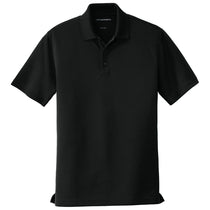Port Authority Men's Deep Black Tall Dry Zone UV Micro-Mesh Polo