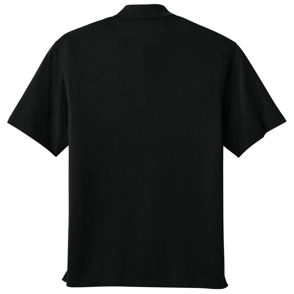 Port Authority Men's Deep Black Tall Wearever Performance Pique Polo