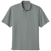 Port Authority Men's Gusty Grey Tall Wearever Performance Pique Polo