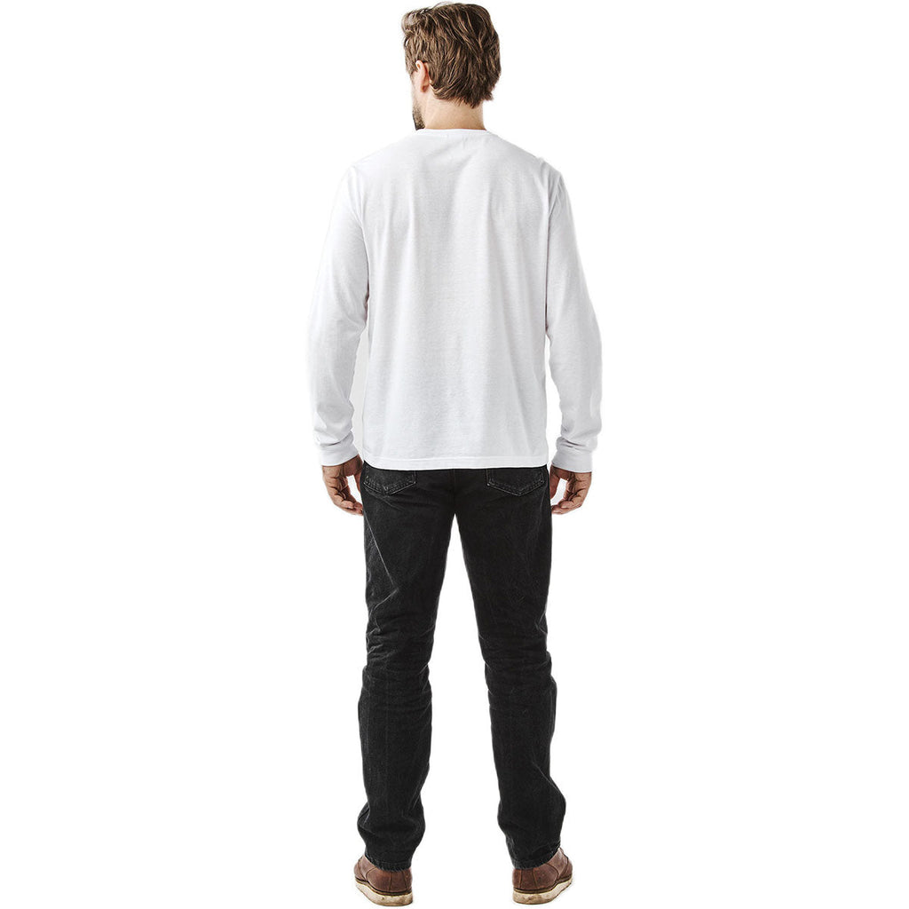 Stormtech Men's White Stockton Long Sleeve Tee