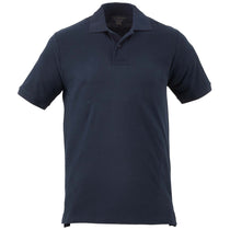 Elevate Men's Navy Palo Short Sleeve 100% Cotton Pique Polo