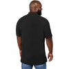 Elevate Men's Black Palo Short Sleeve 100% Cotton Pique Polo