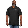 Elevate Men's Black Palo Short Sleeve 100% Cotton Pique Polo