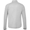 Elevate Men's Silver Heather Asgard Eco Knit Full Zip Performance Jacket