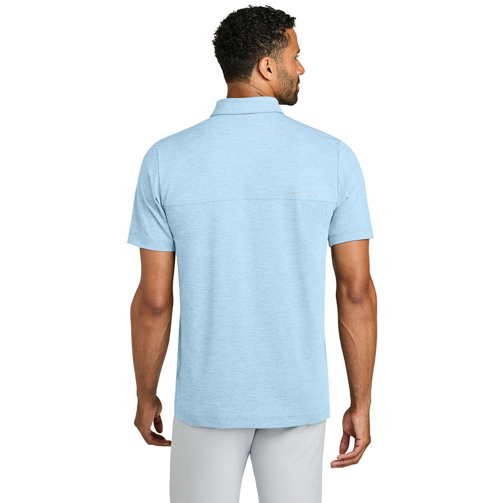 TravisMathew Men's Airy Blue Heather Onward Polo
