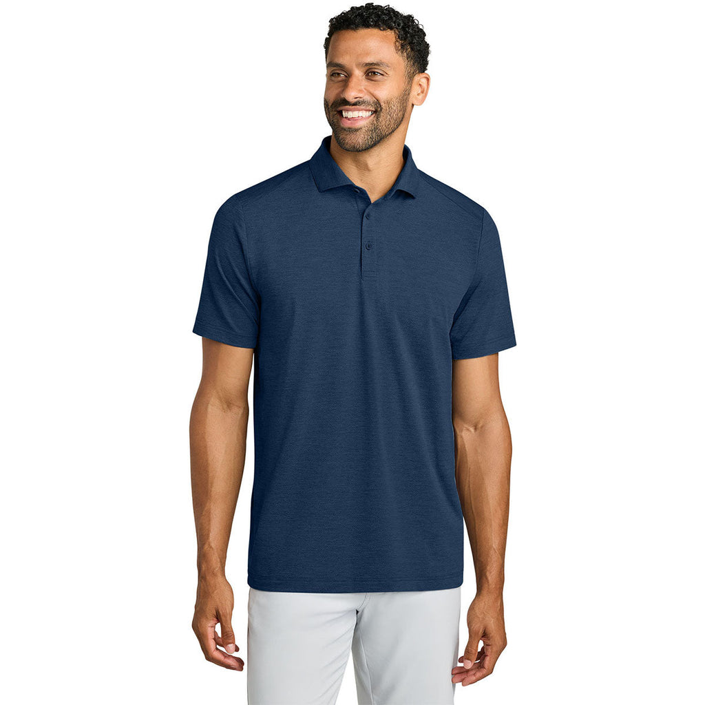 TravisMathew Men's Navy Heather Onward Polo