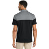 TravisMathew Men's Quiet Shade Grey Heather/Black Onward Colorblock Polo