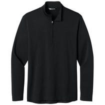 TravisMathew Men's Black Onward 1/4-Zip