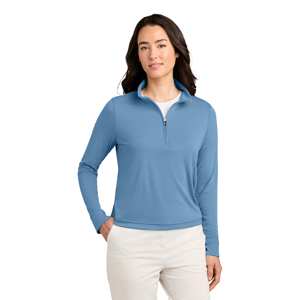 TravisMathew Brilliant Blue Heather Women's Coto 1/2-Zip