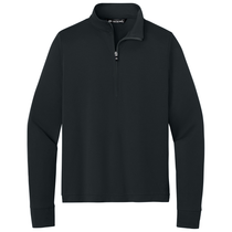 TravisMathew Black Women's Coto 1/2-Zip