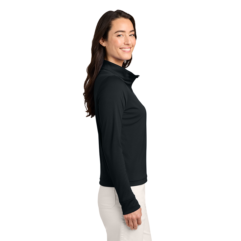 TravisMathew Black Women's Coto 1/2-Zip