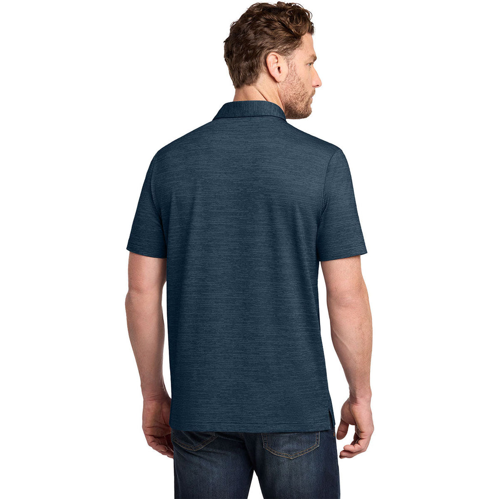 TravisMathew Men's Vintage Indigo Heather Crestview Polo