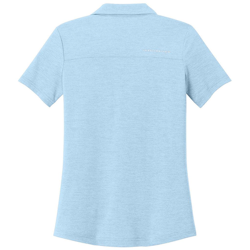 TravisMathew Women's Airy Blue Heather Onward Polo