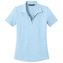 TravisMathew Women's Airy Blue Heather Onward Polo