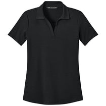 TravisMathew Women's Black Onward Polo