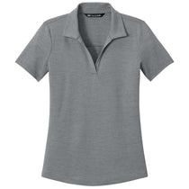 TravisMathew Women's Quiet Shade Grey Heather Onward Polo
