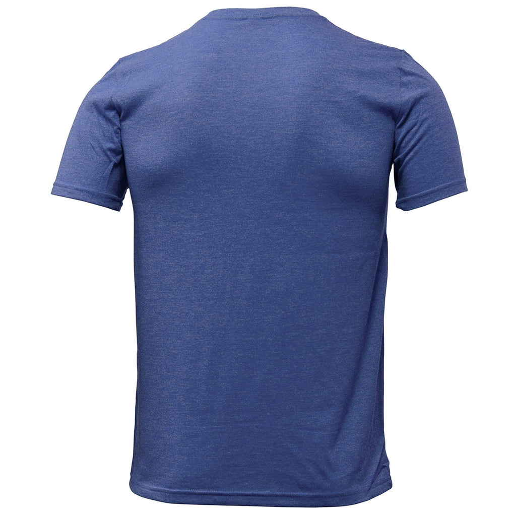 BAW Men's Indigo Navy Tri-Blend T-Shirt Short Sleeve