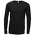 BAW Unisex Black Tri-Blend T-Shirt Long Sleeve