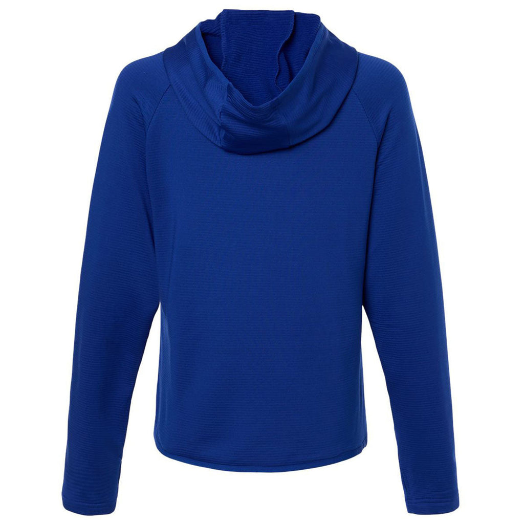 Team 365 Women's Sport Royal Qualify Quarter-Zip Hooded Pullover